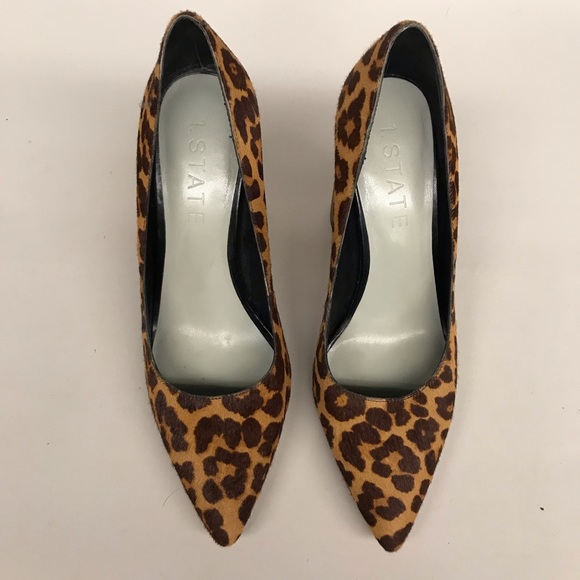 1 state leopard heels